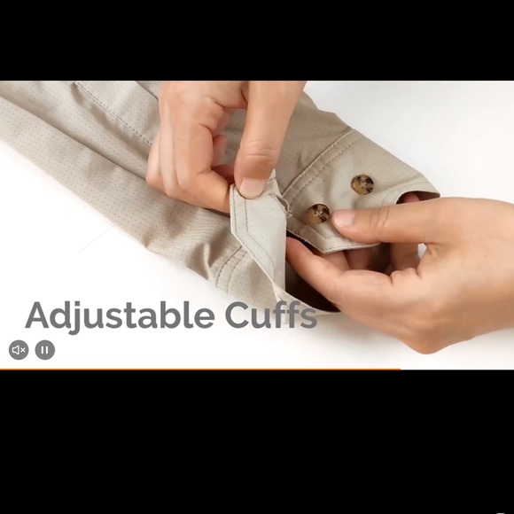 33,000ft 3X Cool Quick Dry long Sleeve Fishing Hiking Safari Travel Shirt - Picture 10 of 16